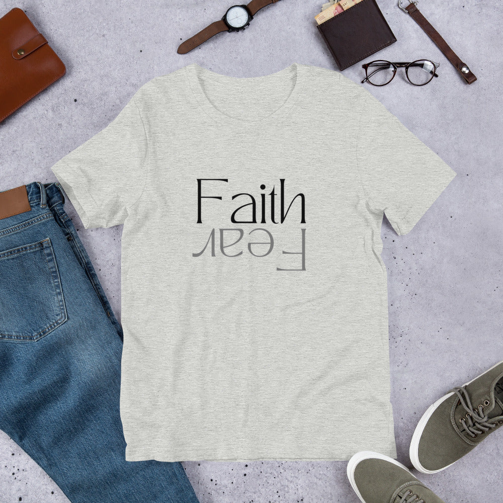 Faith over Fear (Light) - Lightweight T-Shirt