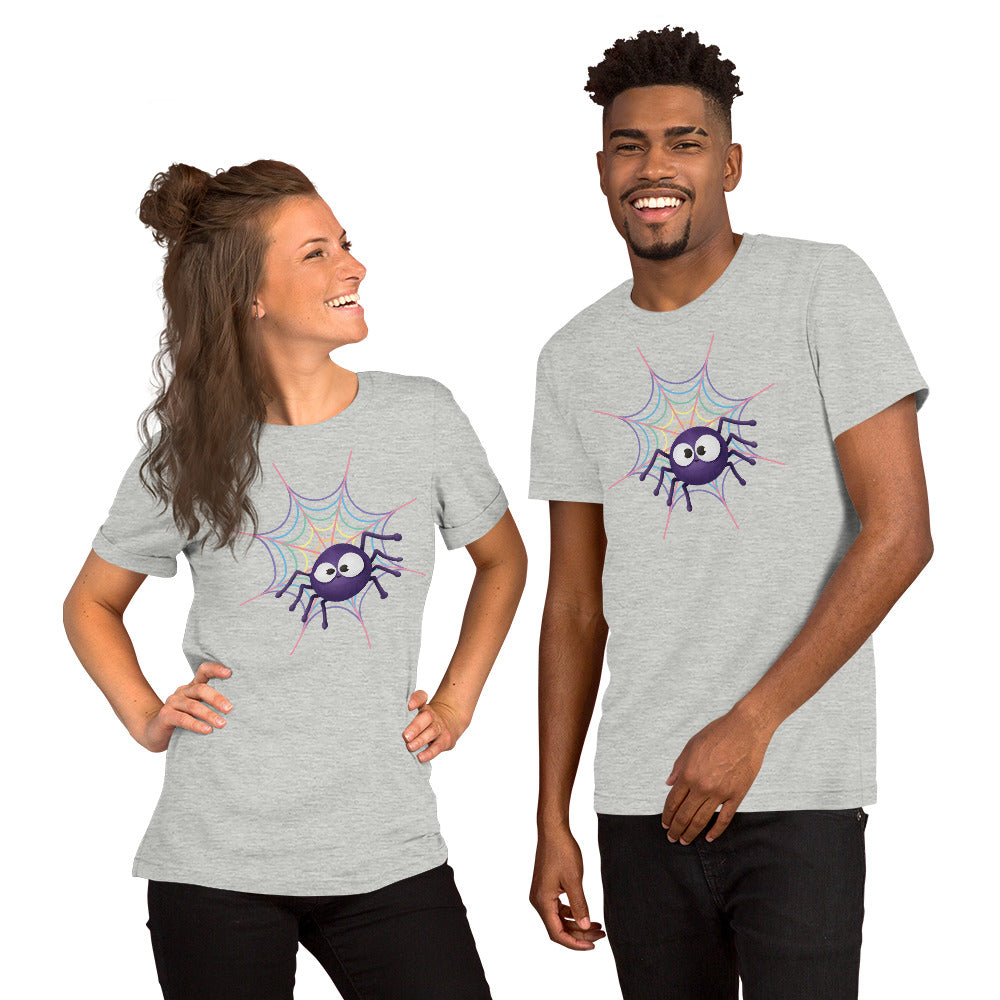 Pastel Rainbow Web (Light) - Lightweight T-Shirt