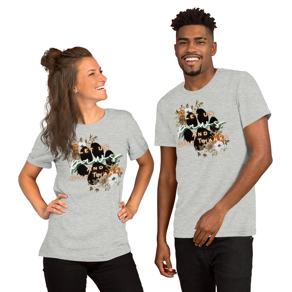 Paws Thankful (Light) - Lightweight T-Shirt
