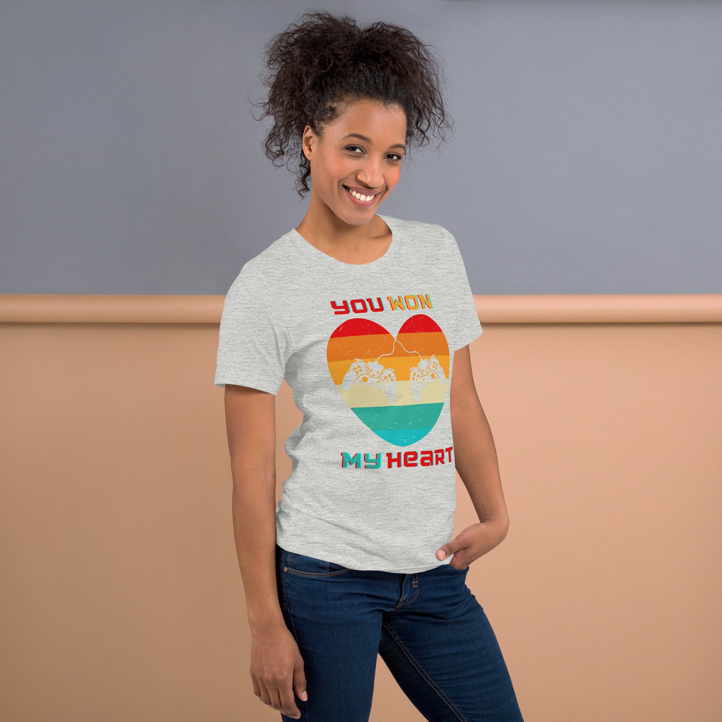 Retro Gamer Heart - Lightweight T-Shirt