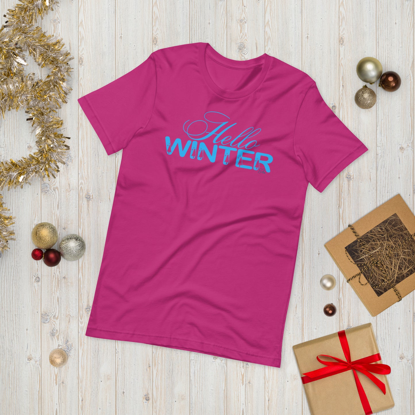 Hello Winter - Lightweight T-Shirt