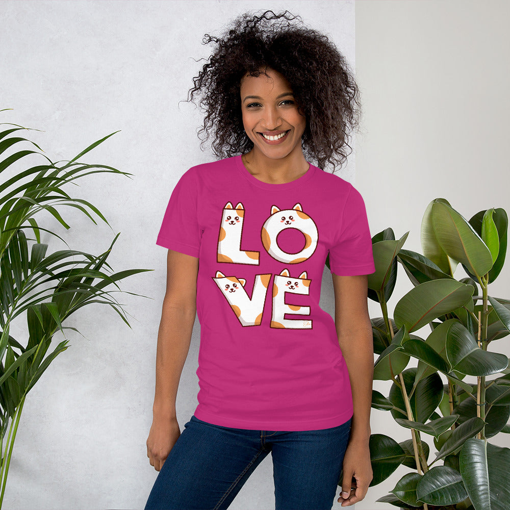 Cat Love - Lightweight T-Shirt