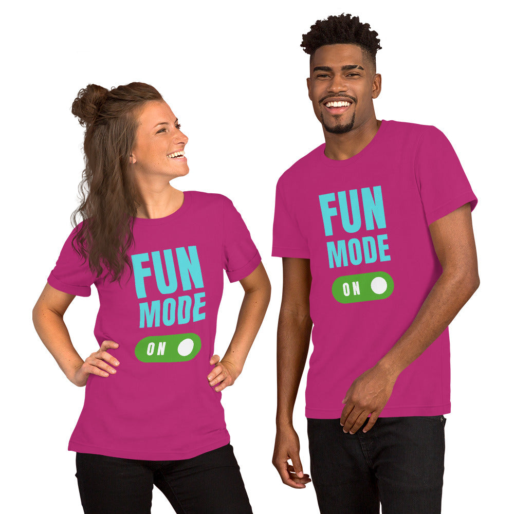 Fun Mode ON (Dark) - Lightweight T-Shirt