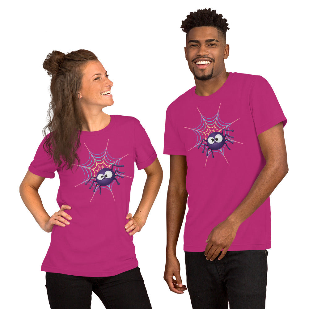 Pastel Rainbow Web (Dark) - Lightweight T-Shirt
