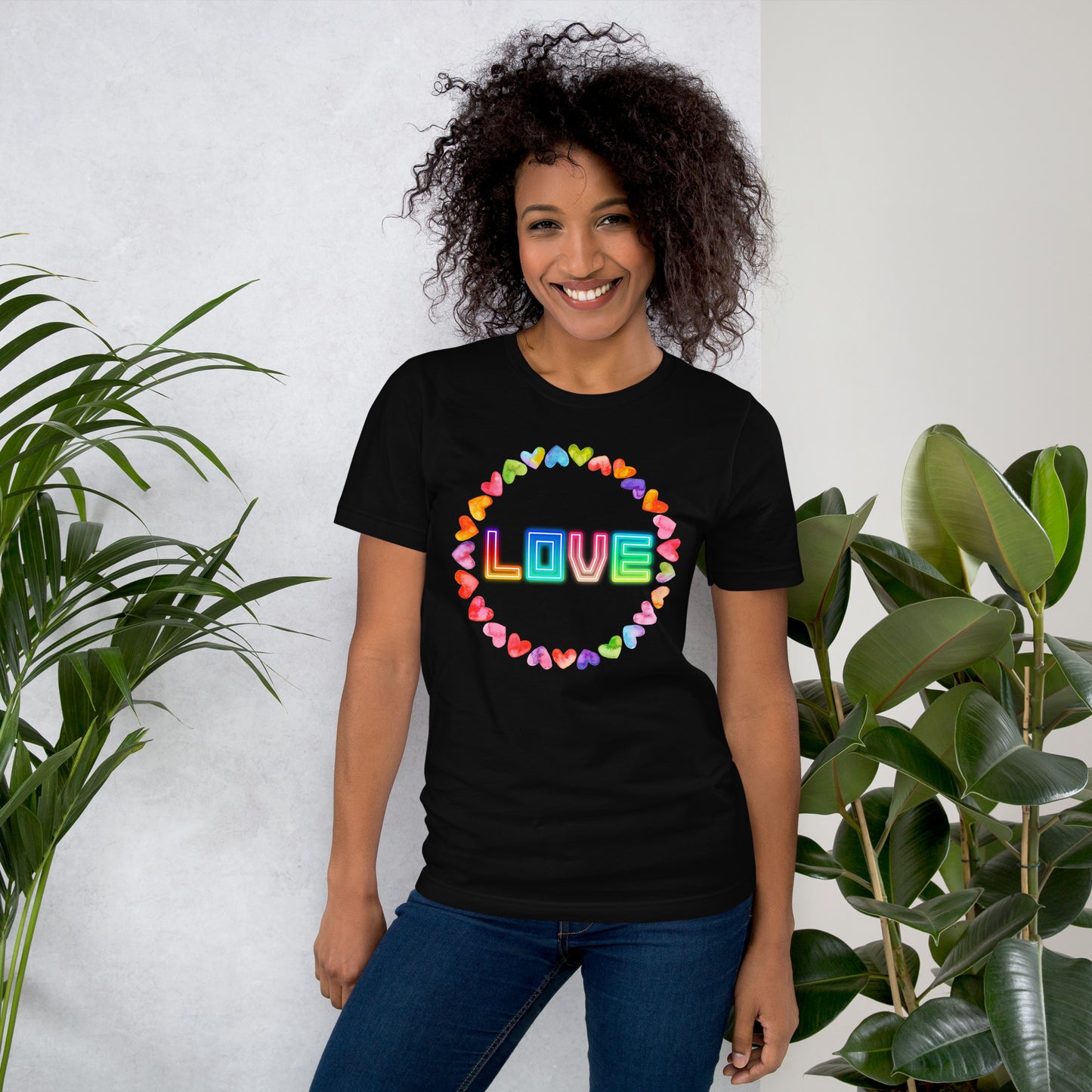 Rainbow Love - Lightweight T-Shirt