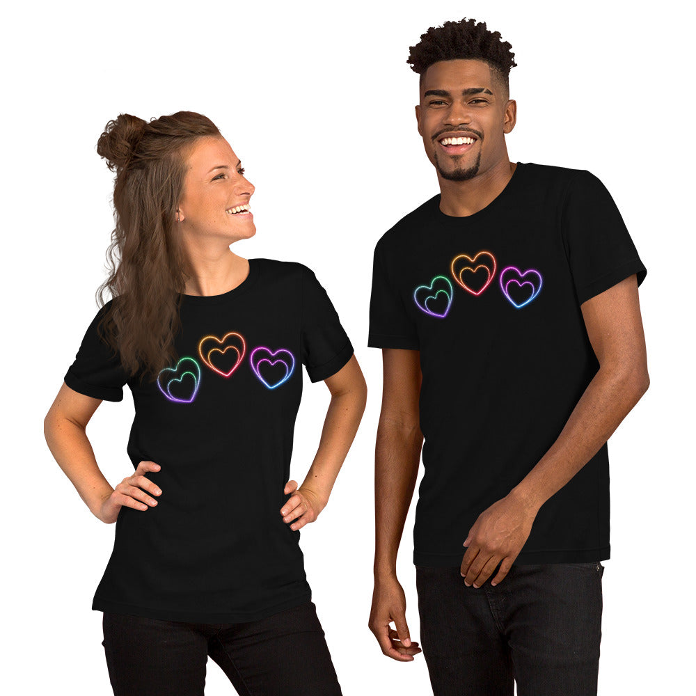 Neon Hearts - Lightweight T-Shirt