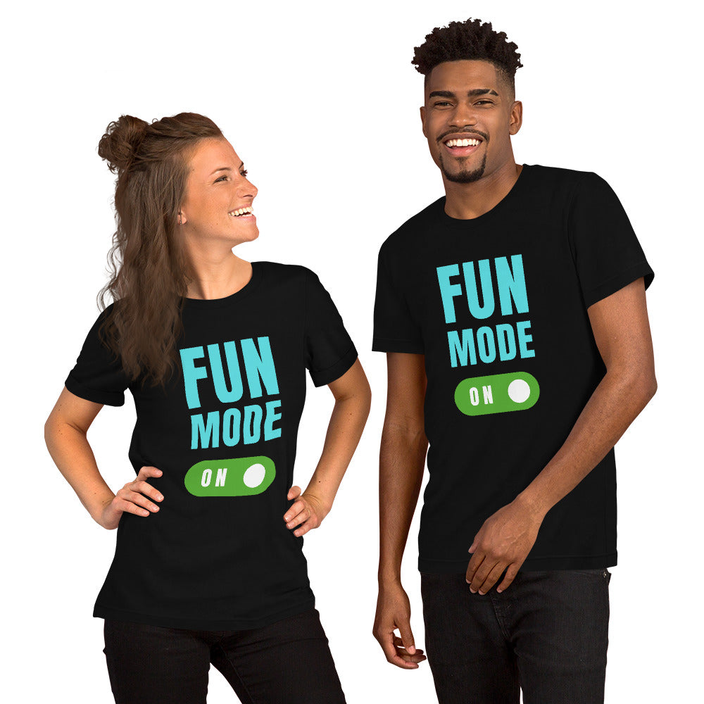 Fun Mode ON (Dark) - Lightweight T-Shirt