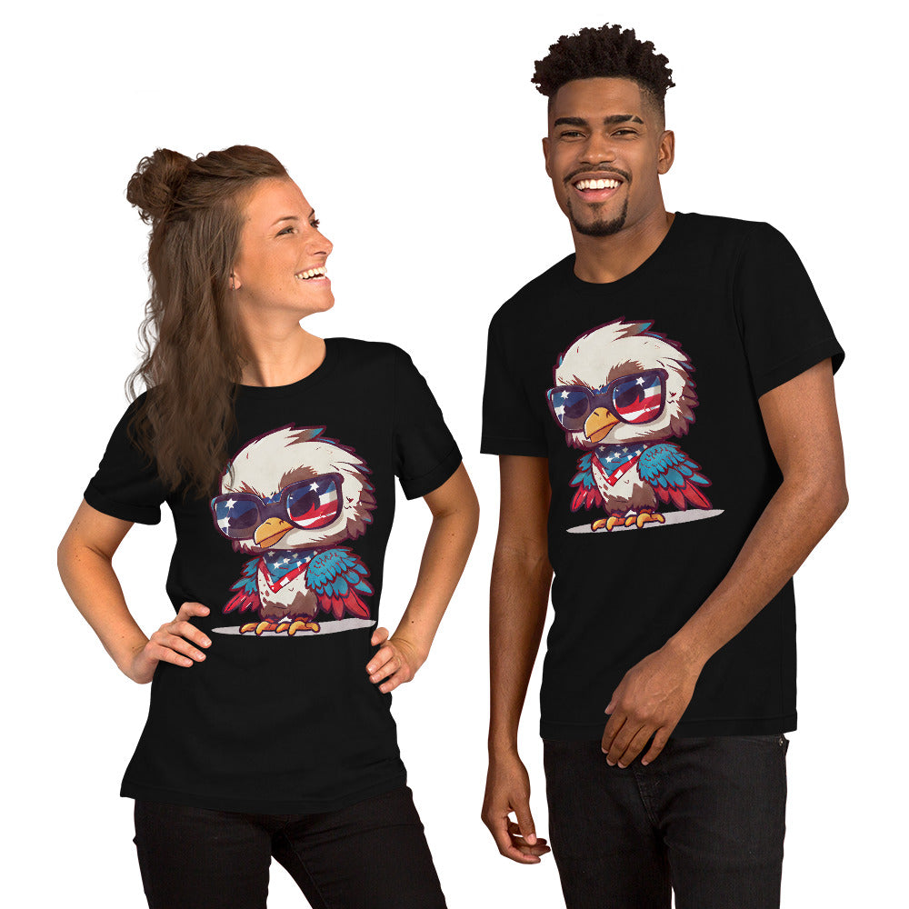 Patriotic Eagle - Lightweight T-Shirt