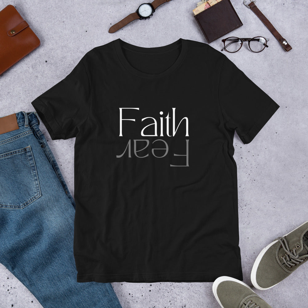 Faith over Fear (Dark) - Lightweight T-Shirt