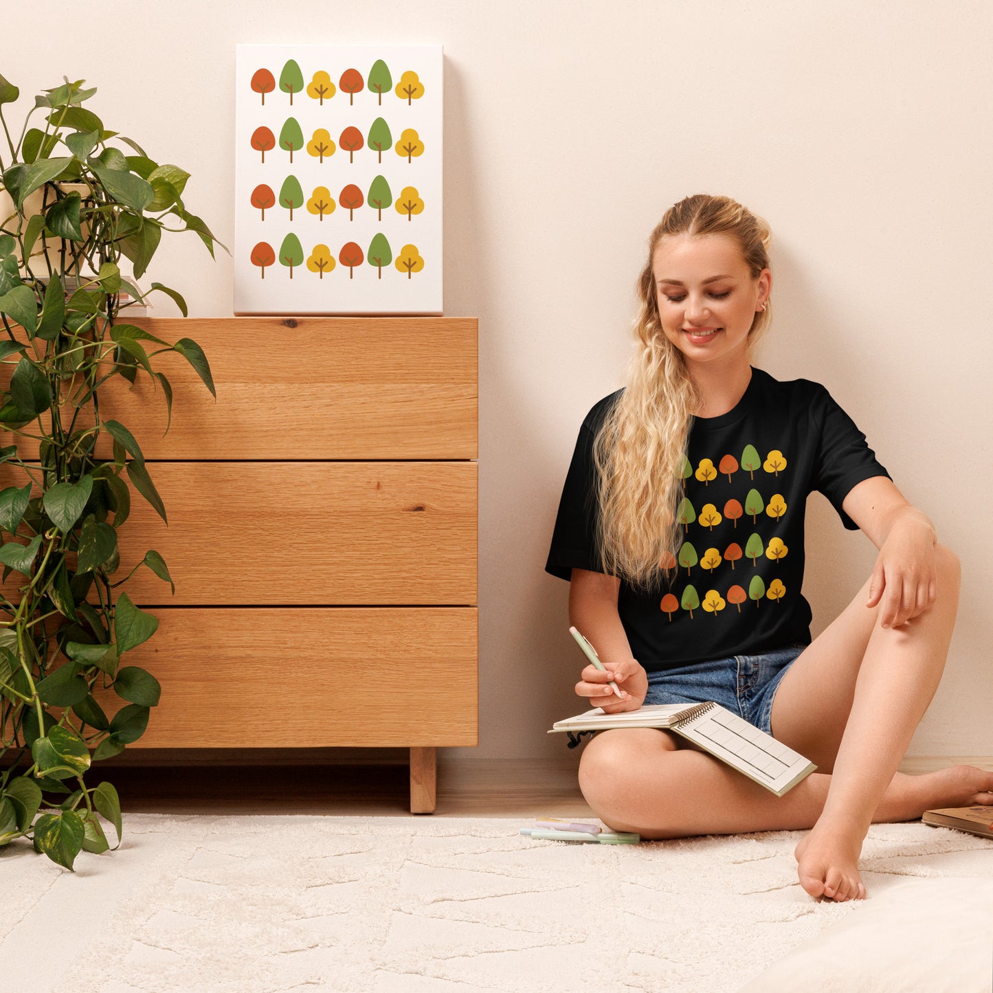 Autumn Trees - Lightweight T-Shirt