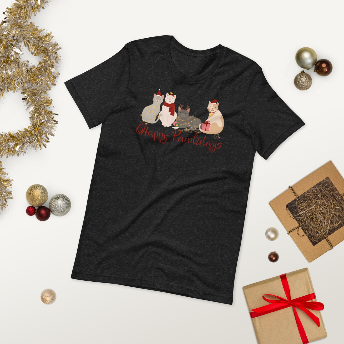 Cat Holiday - Lightweight T-Shirt