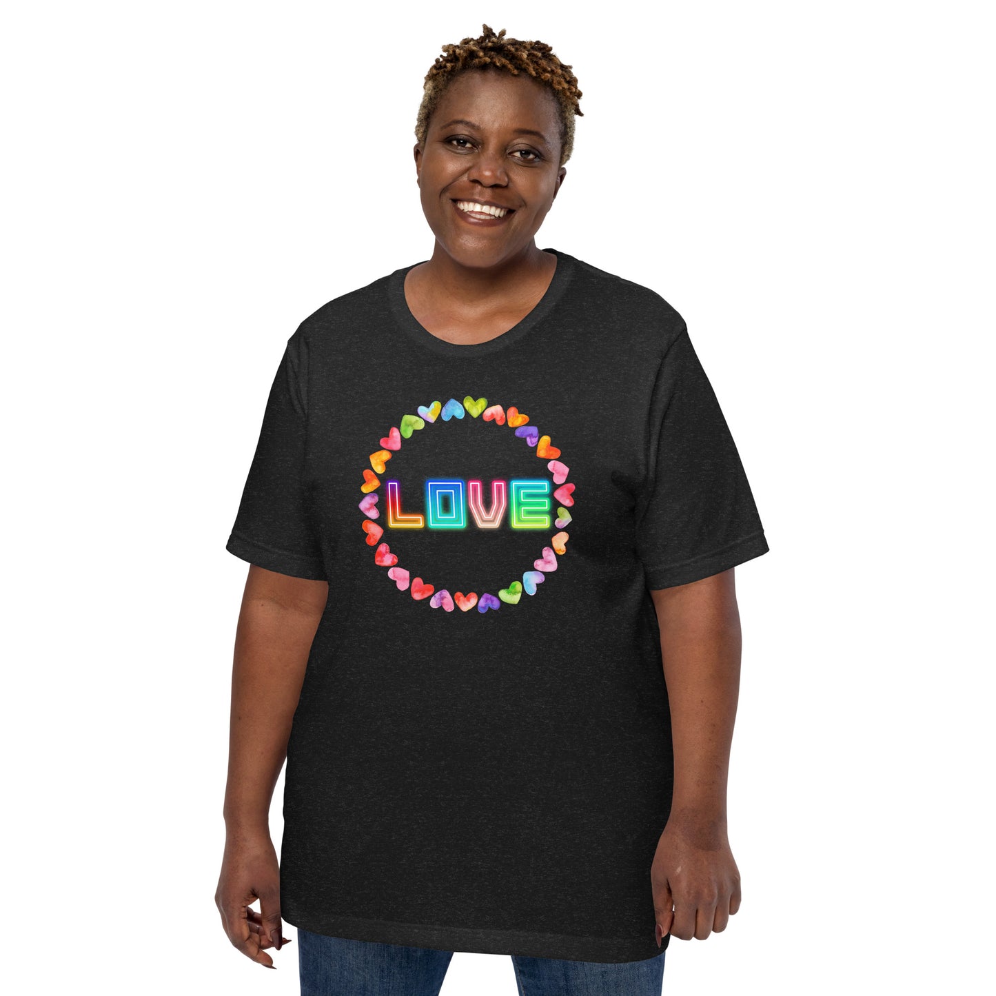 Rainbow Love - Lightweight T-Shirt