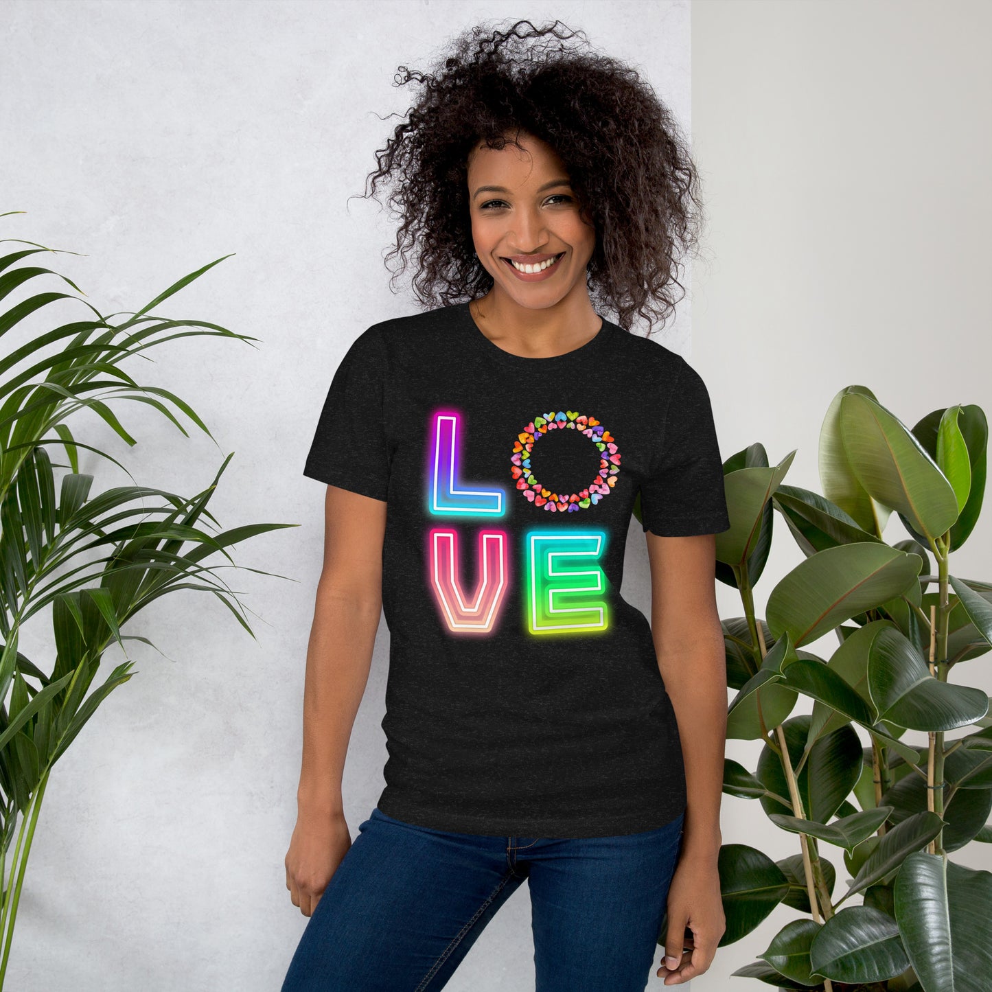 Rainbow Love  - Lightweight T-Shirt