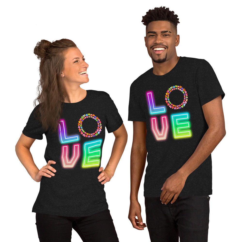Rainbow Love  - Lightweight T-Shirt