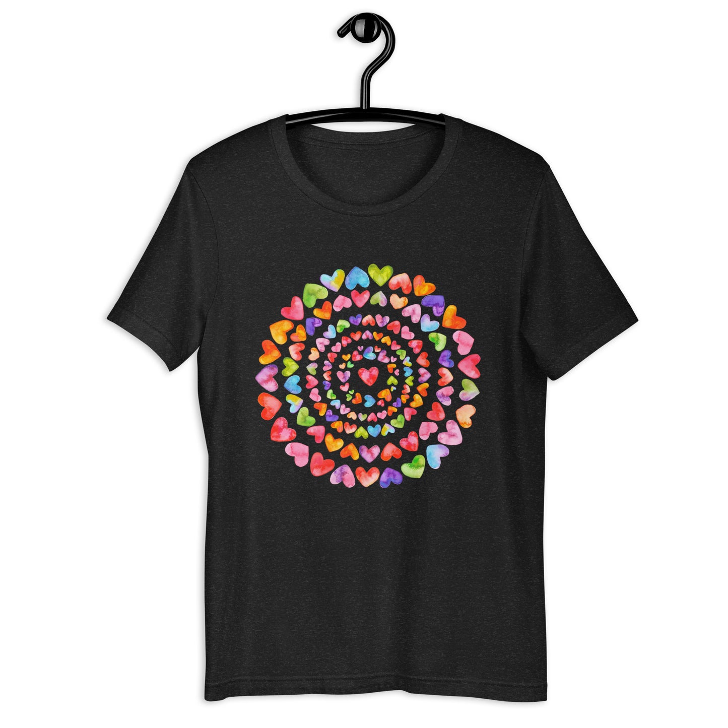 Rainbow Hearts  - Lightweight T-Shirt