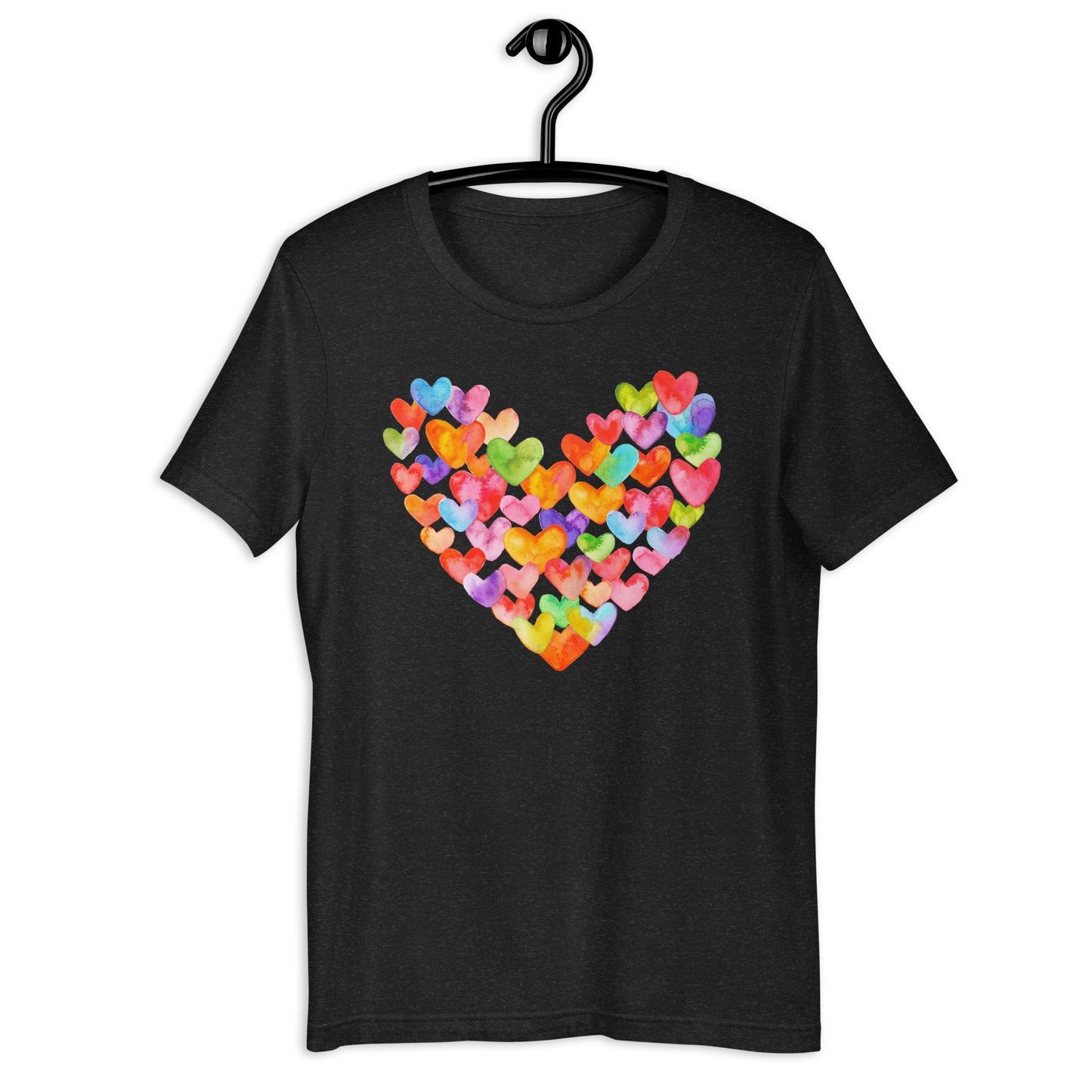 Rainbow Hearts  - Lightweight T-Shirt