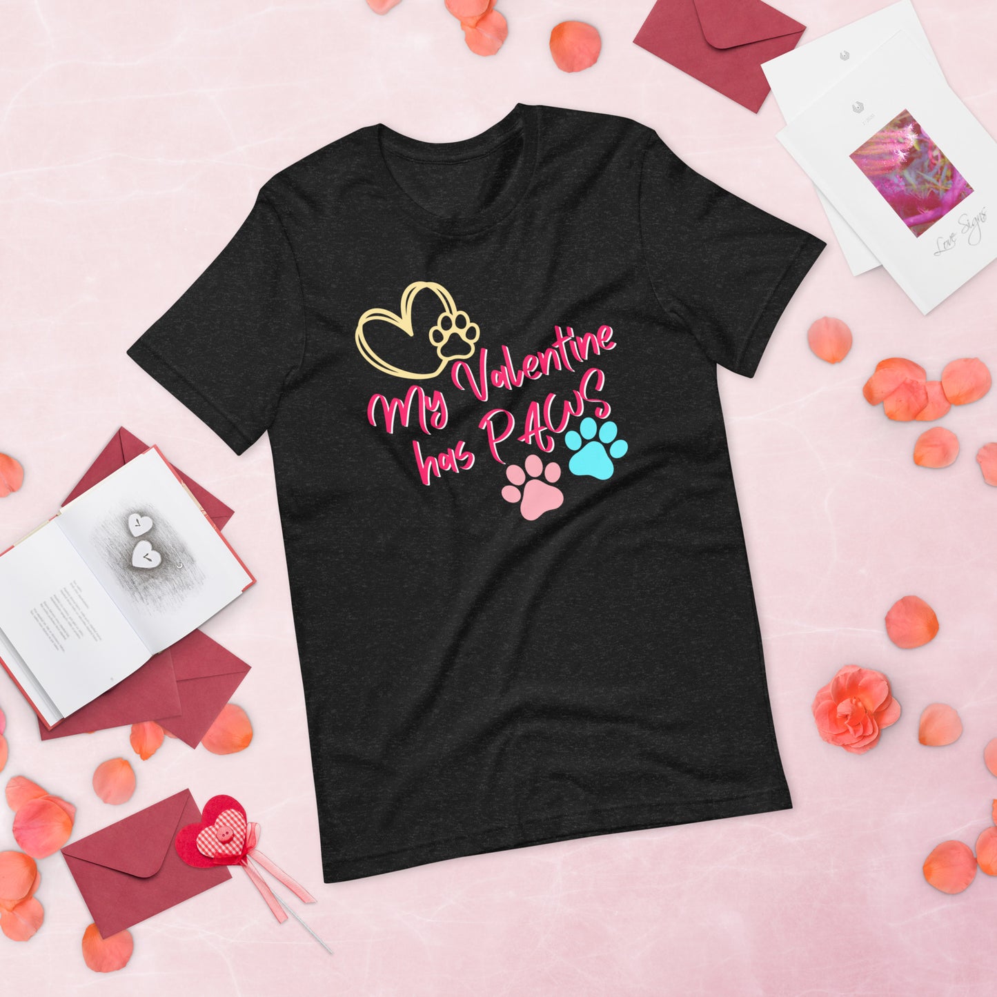 Paw Valentine - Lightweight T-Shirt