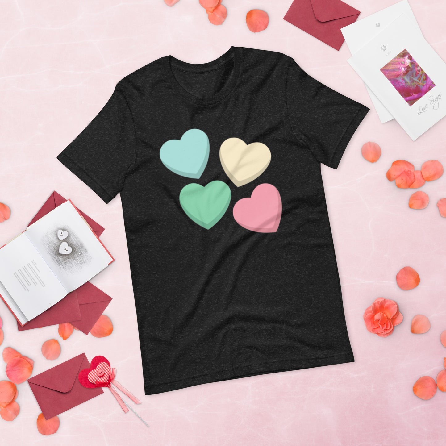 Candy Hearts - Lightweight T-Shirt