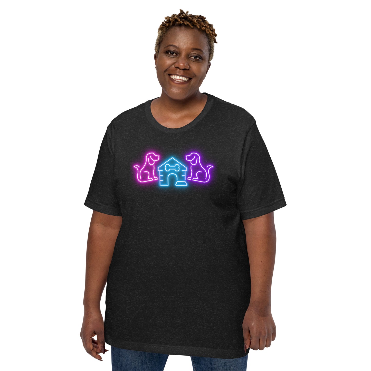 Neon Dog Tails - Lightweight T-Shirt