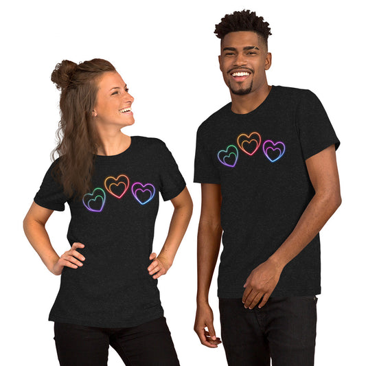 Neon Hearts - Lightweight T-Shirt