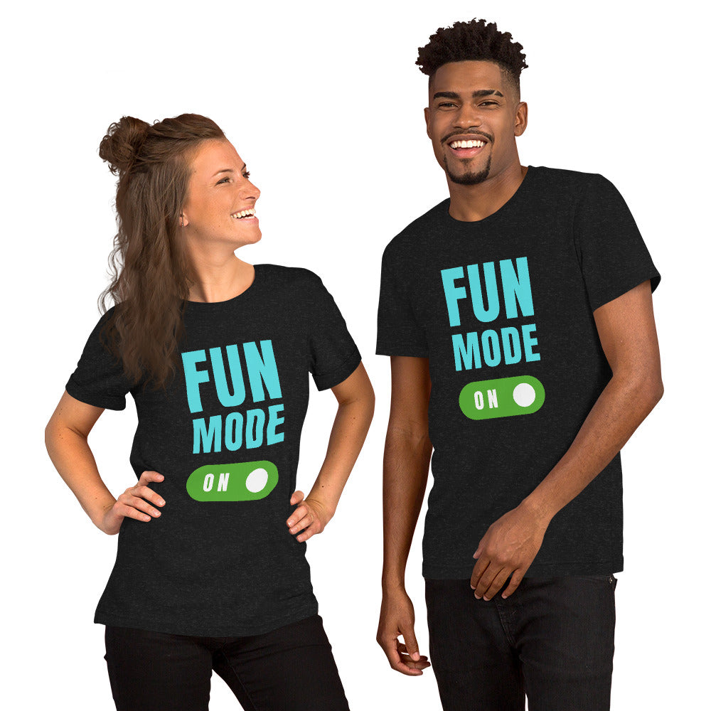 Fun Mode ON (Dark) - Lightweight T-Shirt