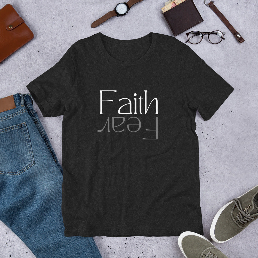 Faith over Fear (Dark) - Lightweight T-Shirt