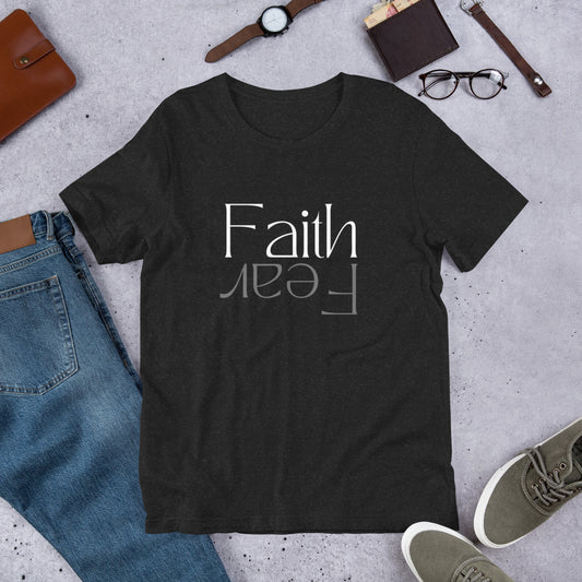 Faith over Fear (Dark) - Lightweight T-Shirt