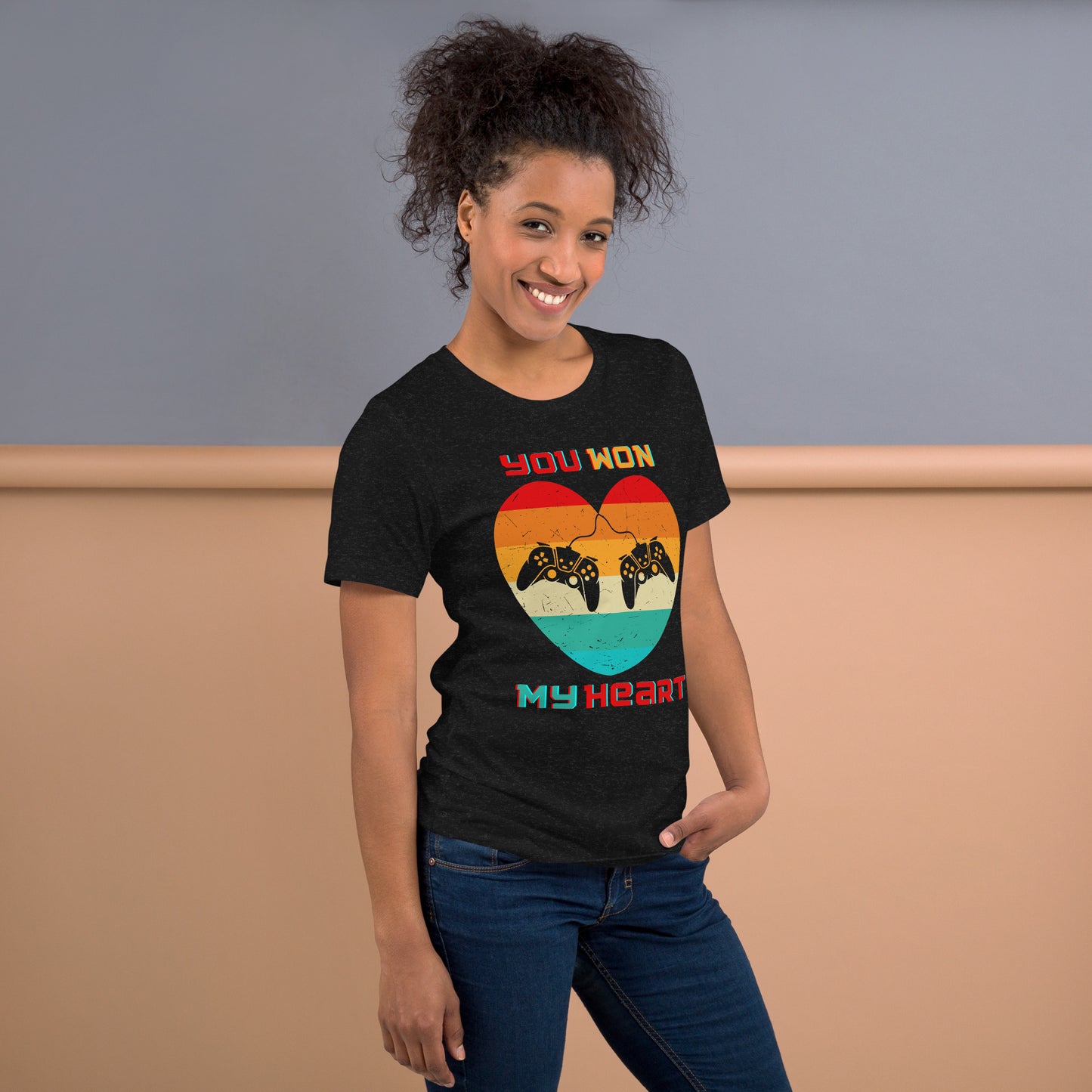 Retro Gamer Heart - Lightweight T-Shirt