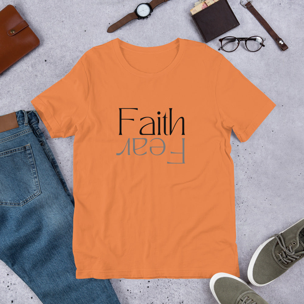 Faith over Fear (Light) - Lightweight T-Shirt