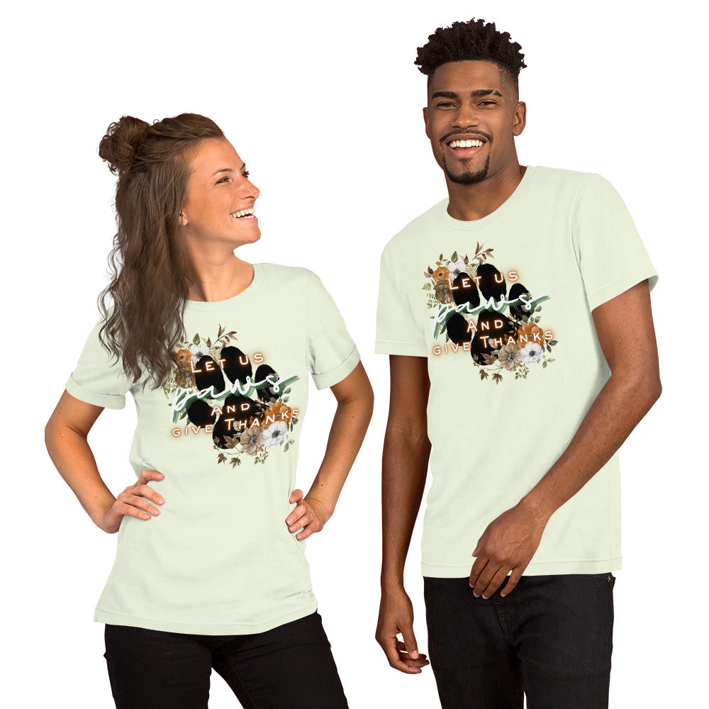 Paws Thankful (Light) - Lightweight T-Shirt