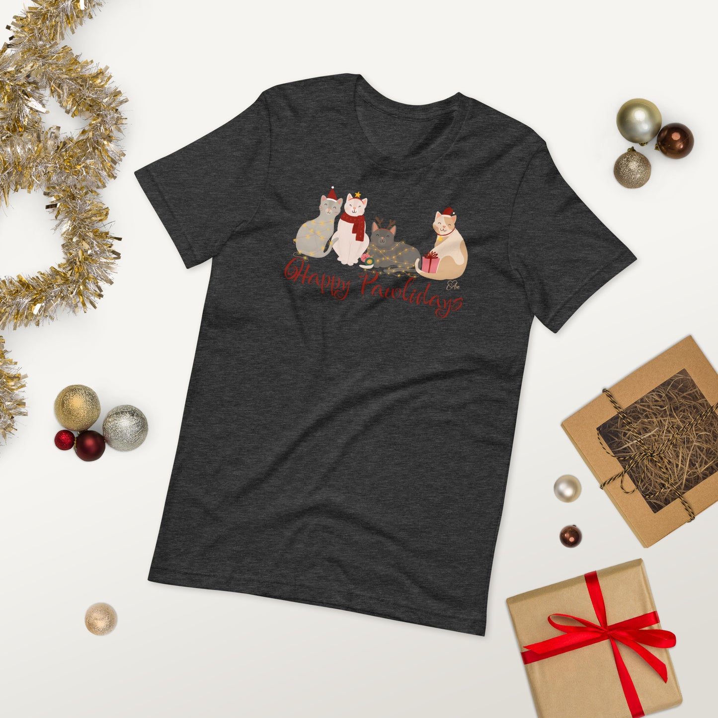 Cat Holiday - Lightweight T-Shirt