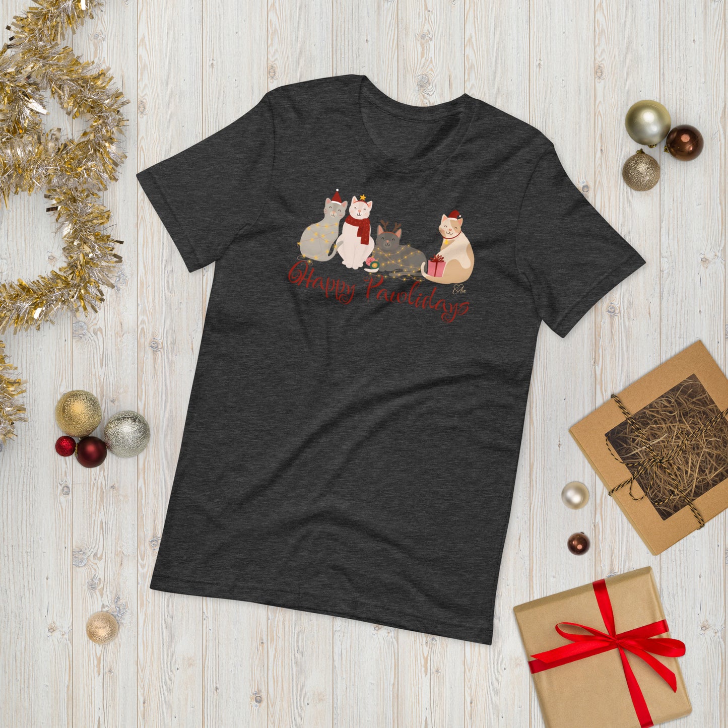 Cat Holiday - Lightweight T-Shirt