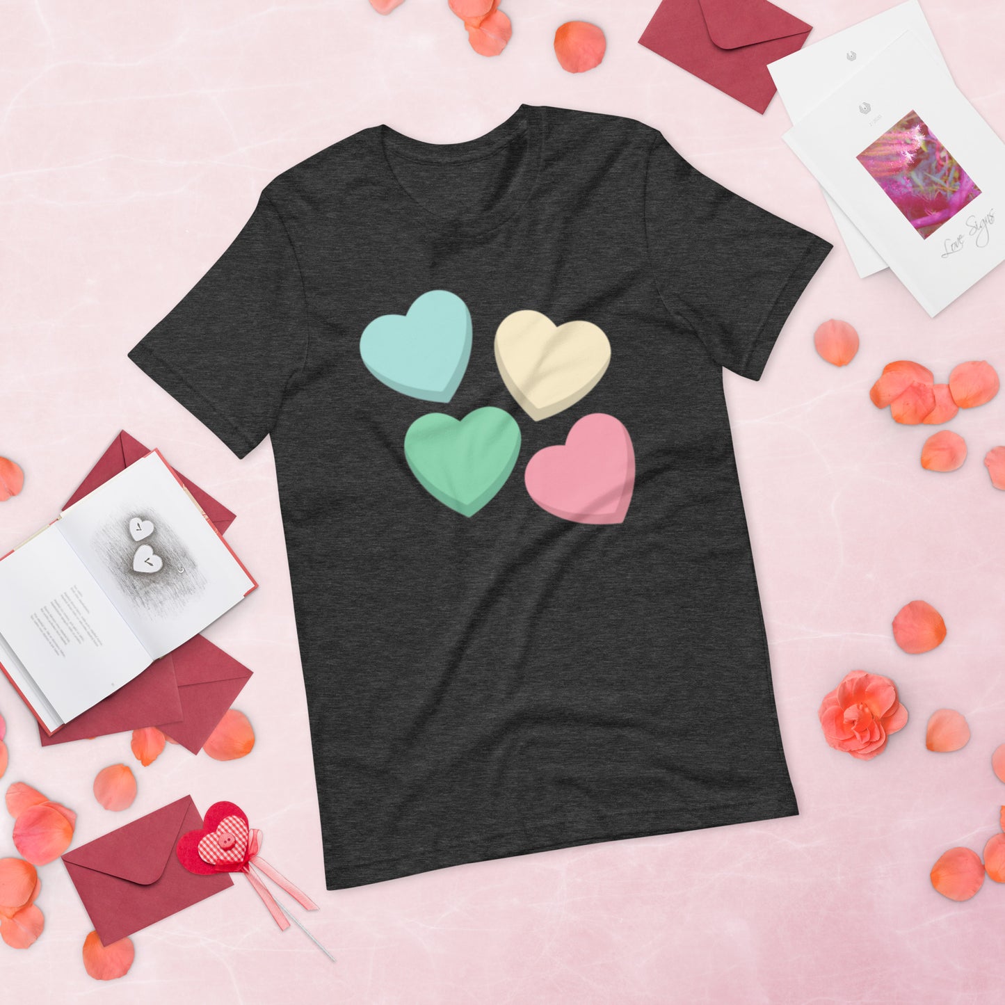 Candy Hearts - Lightweight T-Shirt