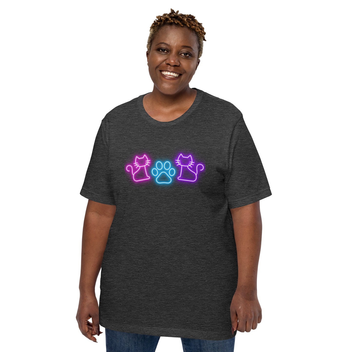 Neon Whiskers - Lightweight T-Shirt