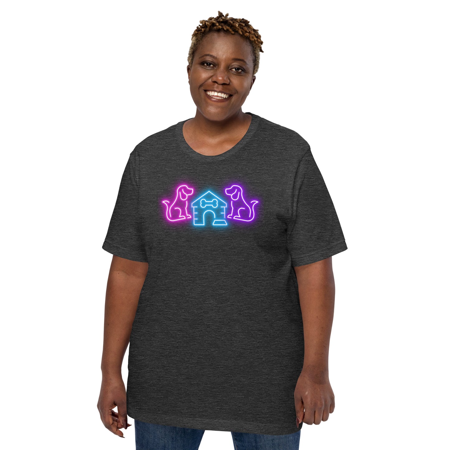 Neon Dog Tails - Lightweight T-Shirt