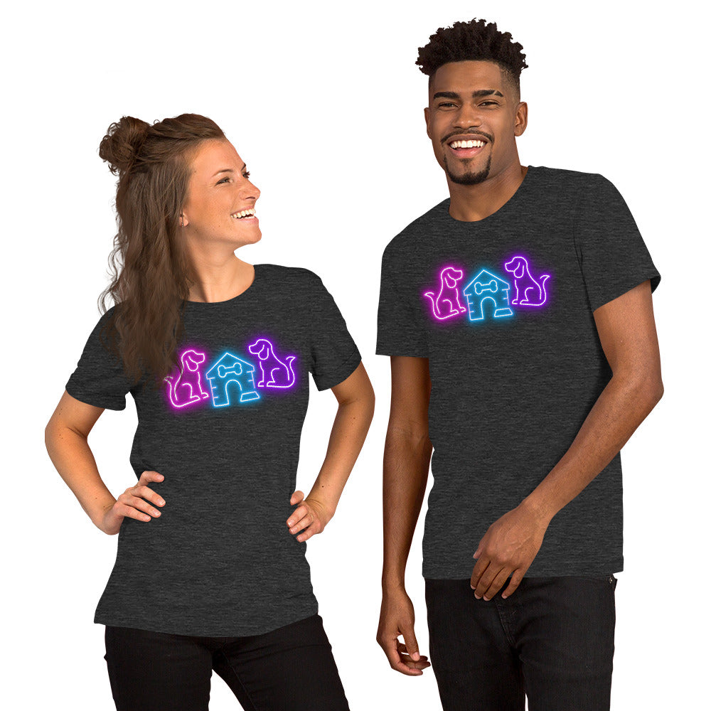 Neon Dog Tails - Lightweight T-Shirt