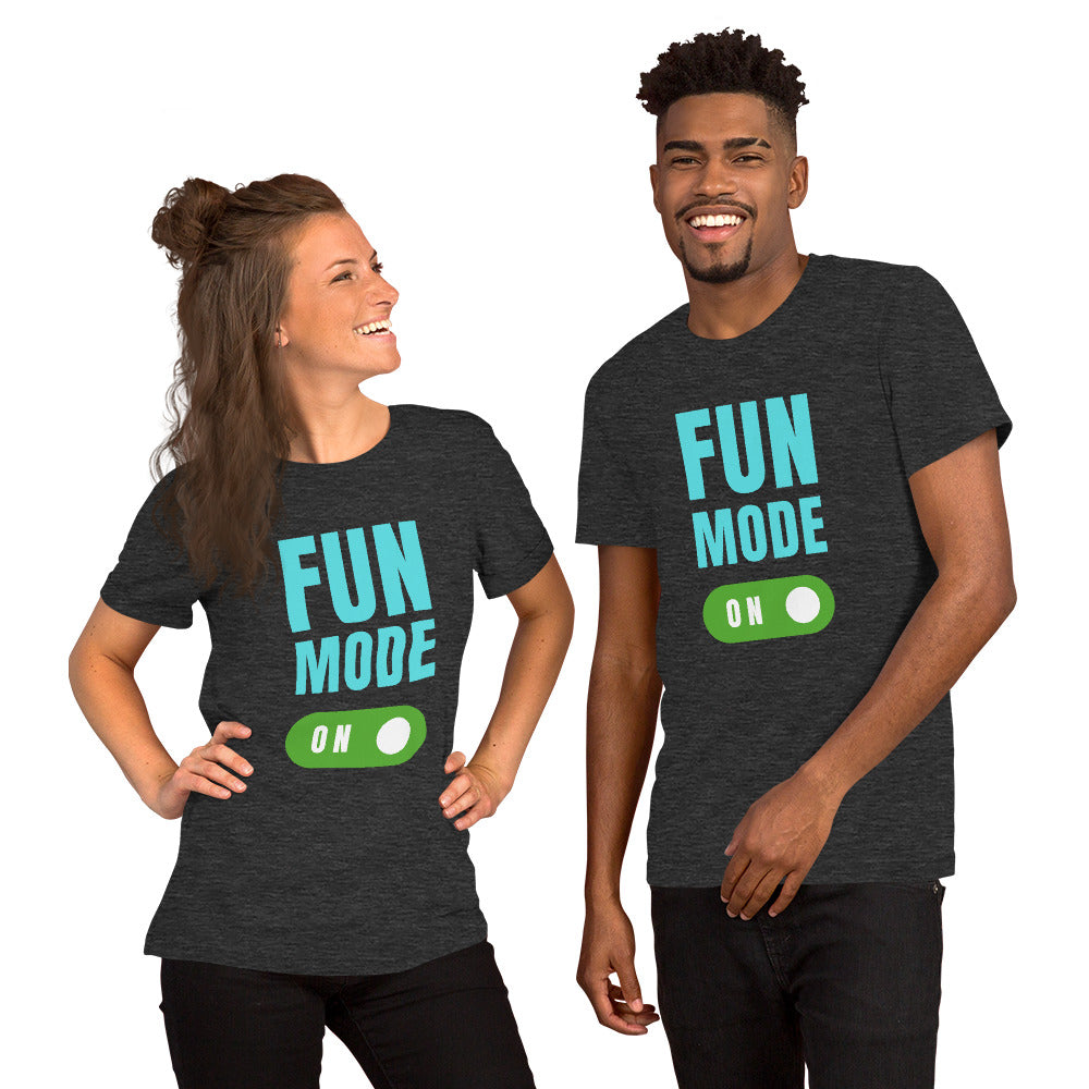 Fun Mode ON (Dark) - Lightweight T-Shirt