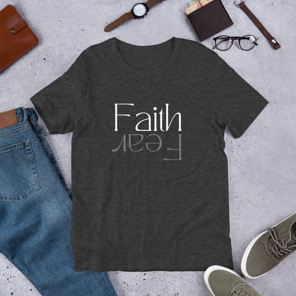 Faith over Fear (Dark) - Lightweight T-Shirt