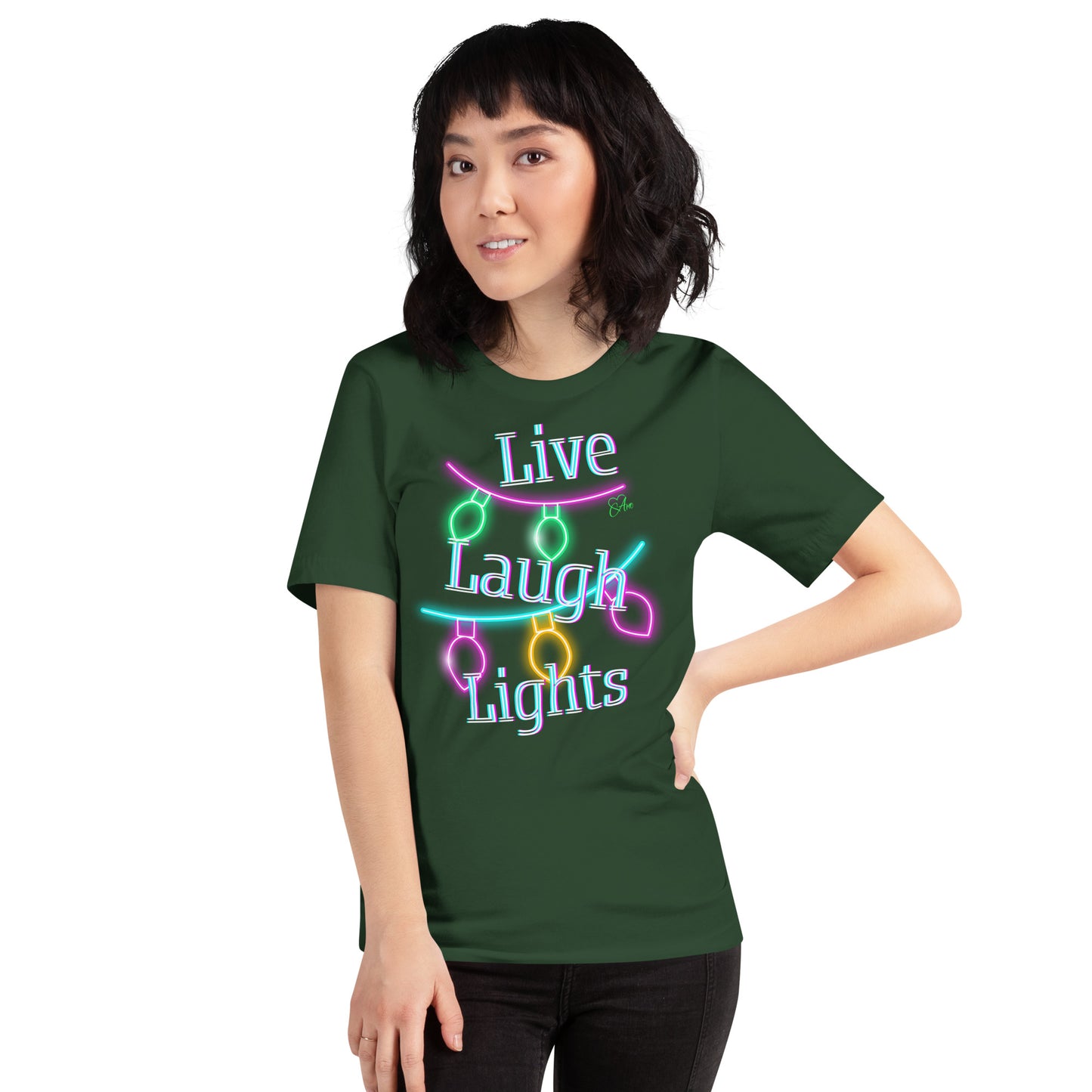 Lights Dark - Lightweight T-Shirt