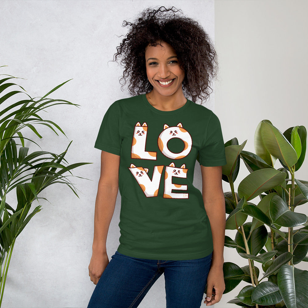 Cat Love - Lightweight T-Shirt