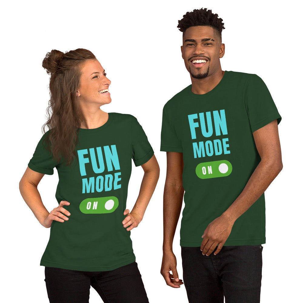 Fun Mode ON (Dark) - Lightweight T-Shirt