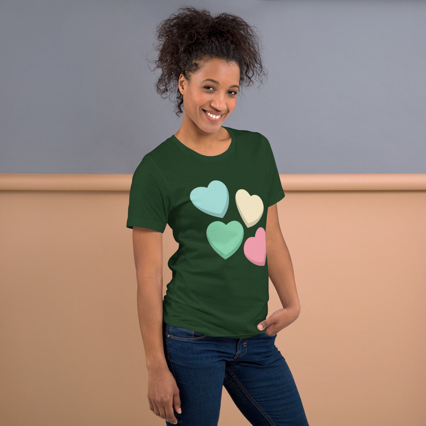Candy Hearts - Lightweight T-Shirt