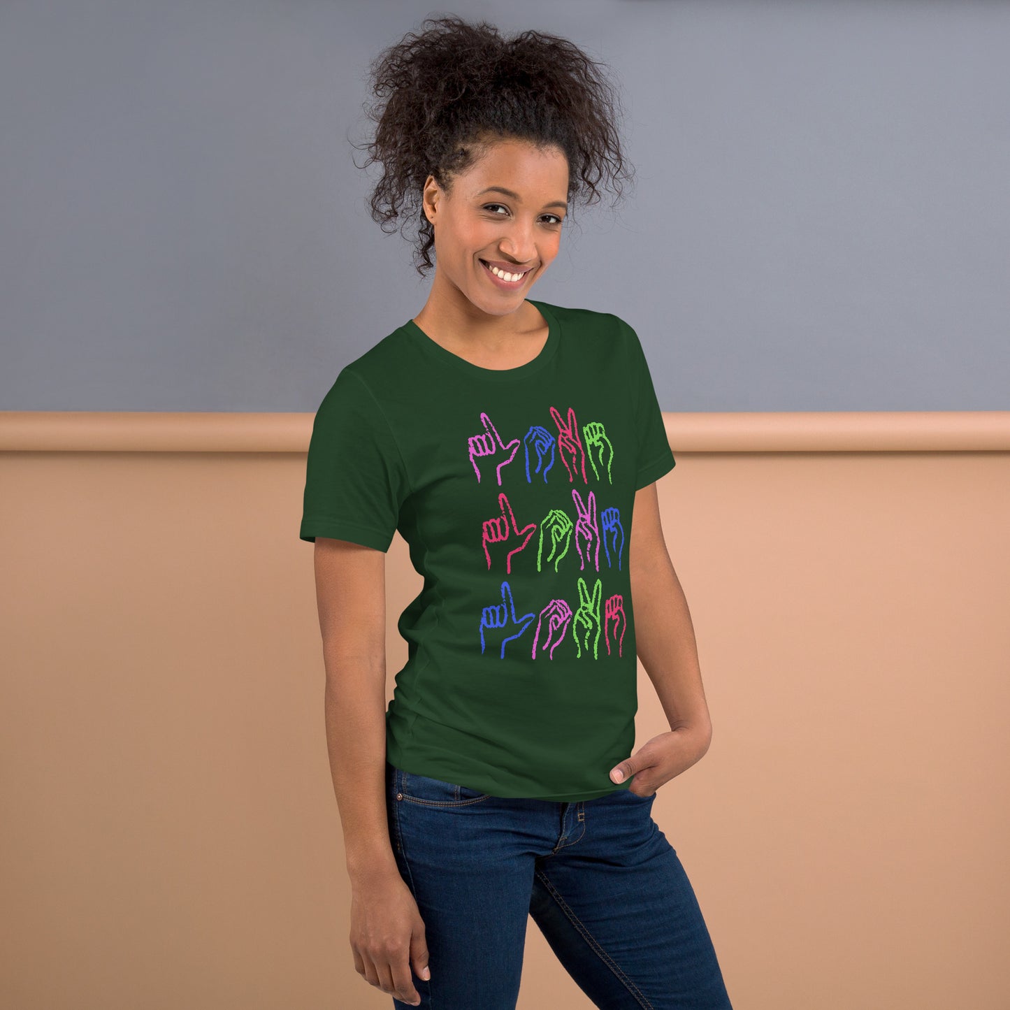 Love (Sign Language) - Lightweight T-Shirt
