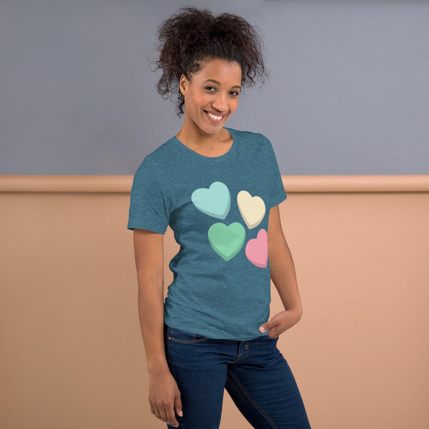 Candy Hearts - Lightweight T-Shirt