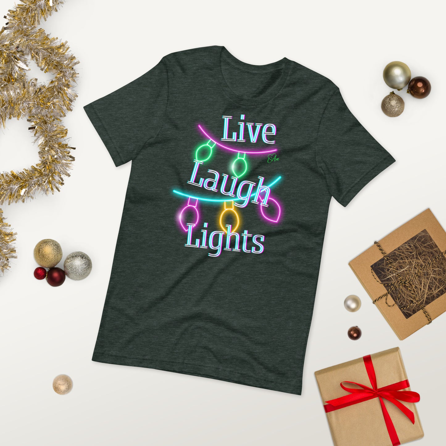 Lights Dark - Lightweight T-Shirt
