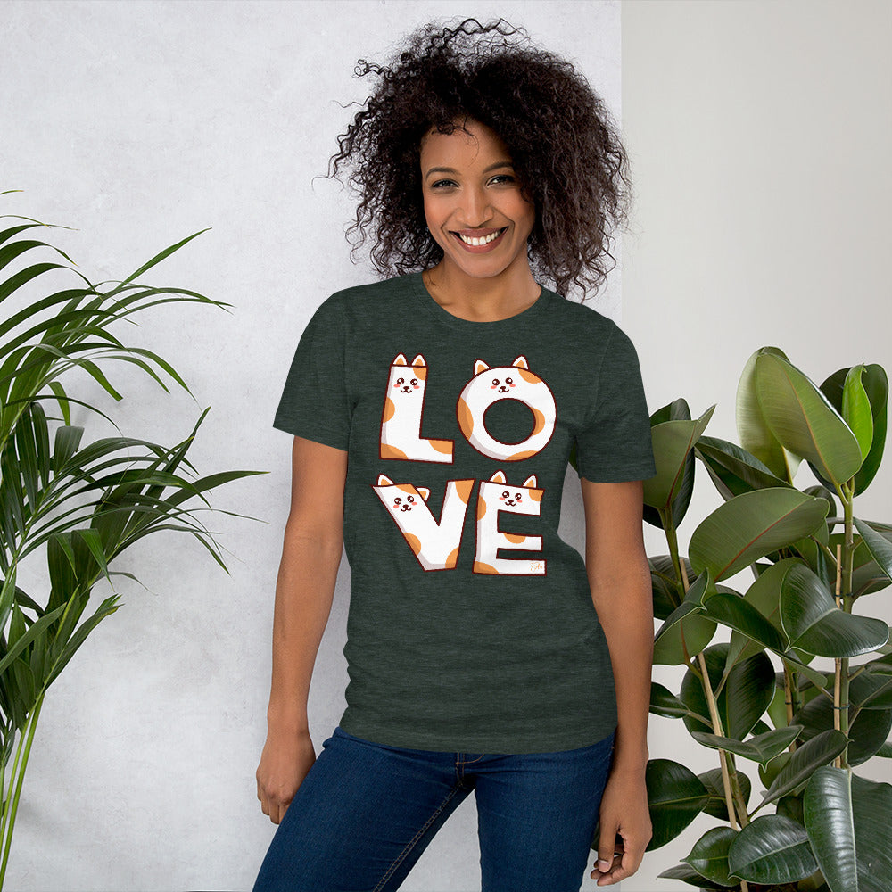 Cat Love - Lightweight T-Shirt