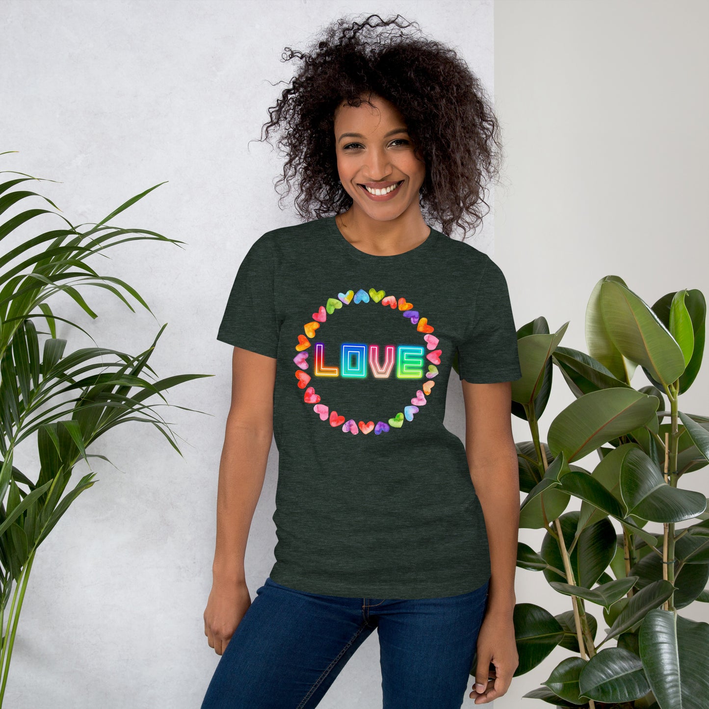Rainbow Love - Lightweight T-Shirt
