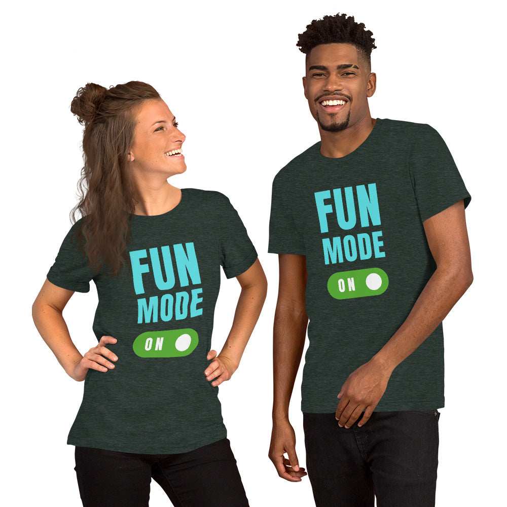Fun Mode ON (Dark) - Lightweight T-Shirt