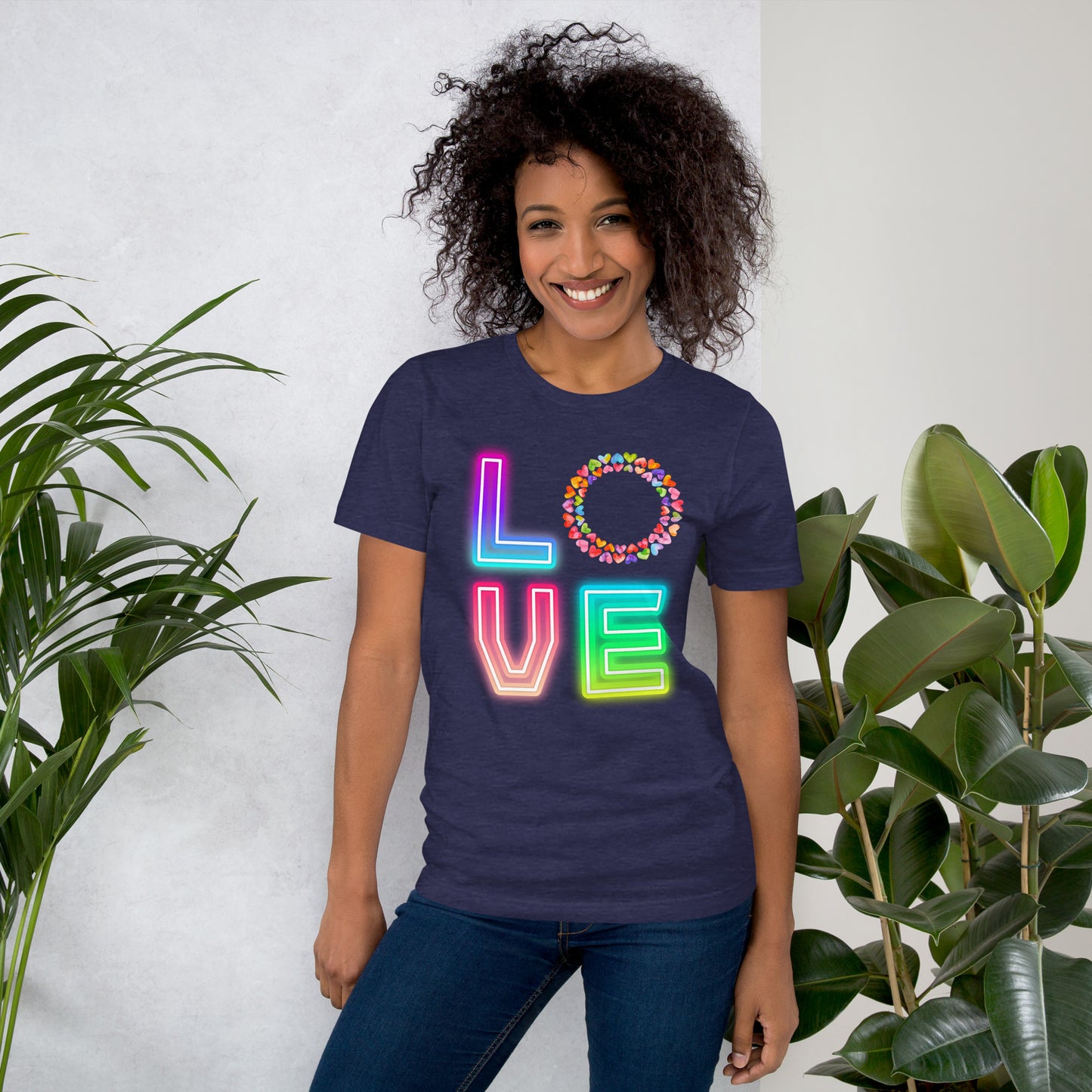 Rainbow Love  - Lightweight T-Shirt