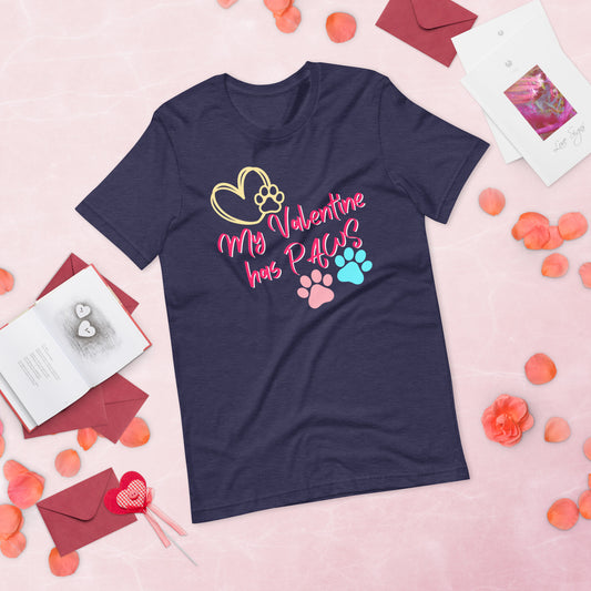 Paw Valentine - Lightweight T-Shirt
